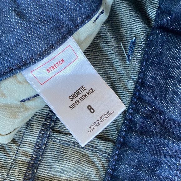 Express Dark Blue Women Shorts - Picture 5 of 6